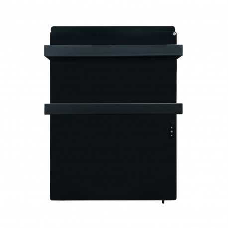 Kombiniert Infrarot- und Konvektionswärme für effiziente Heizleistung, mit höhenverstellbaren Handtuchhaltern und smarter Steuerung