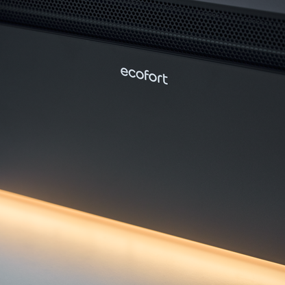 ecoQ HeatUp Monolith 2200 – kraftvoller Heizlüfter mit 2200 W Spitzenleistung, effizientem ECO-Modus und adaptiver Wärmeregulierung