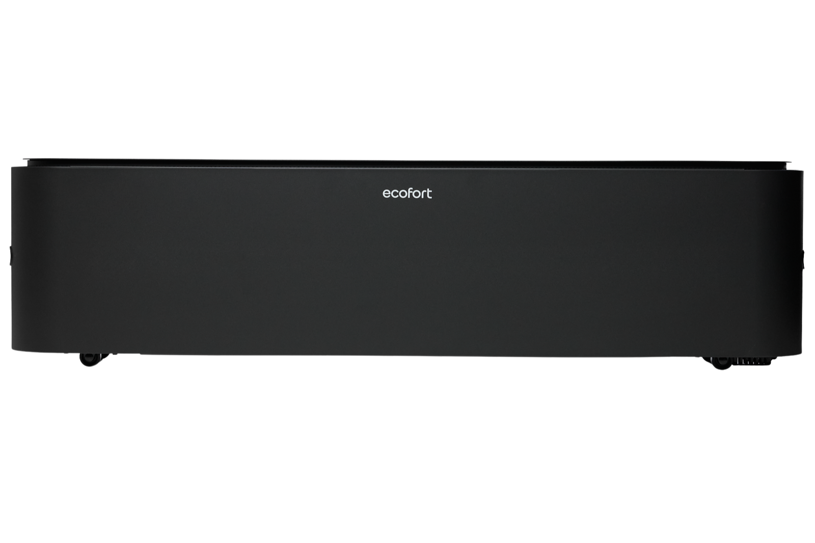 ecoQ HeatUp Monolith 2200 – elegantes Lowboard-Heizgerät mit ruhigem Betrieb und automatischem Luftauslass für höchsten Komfort