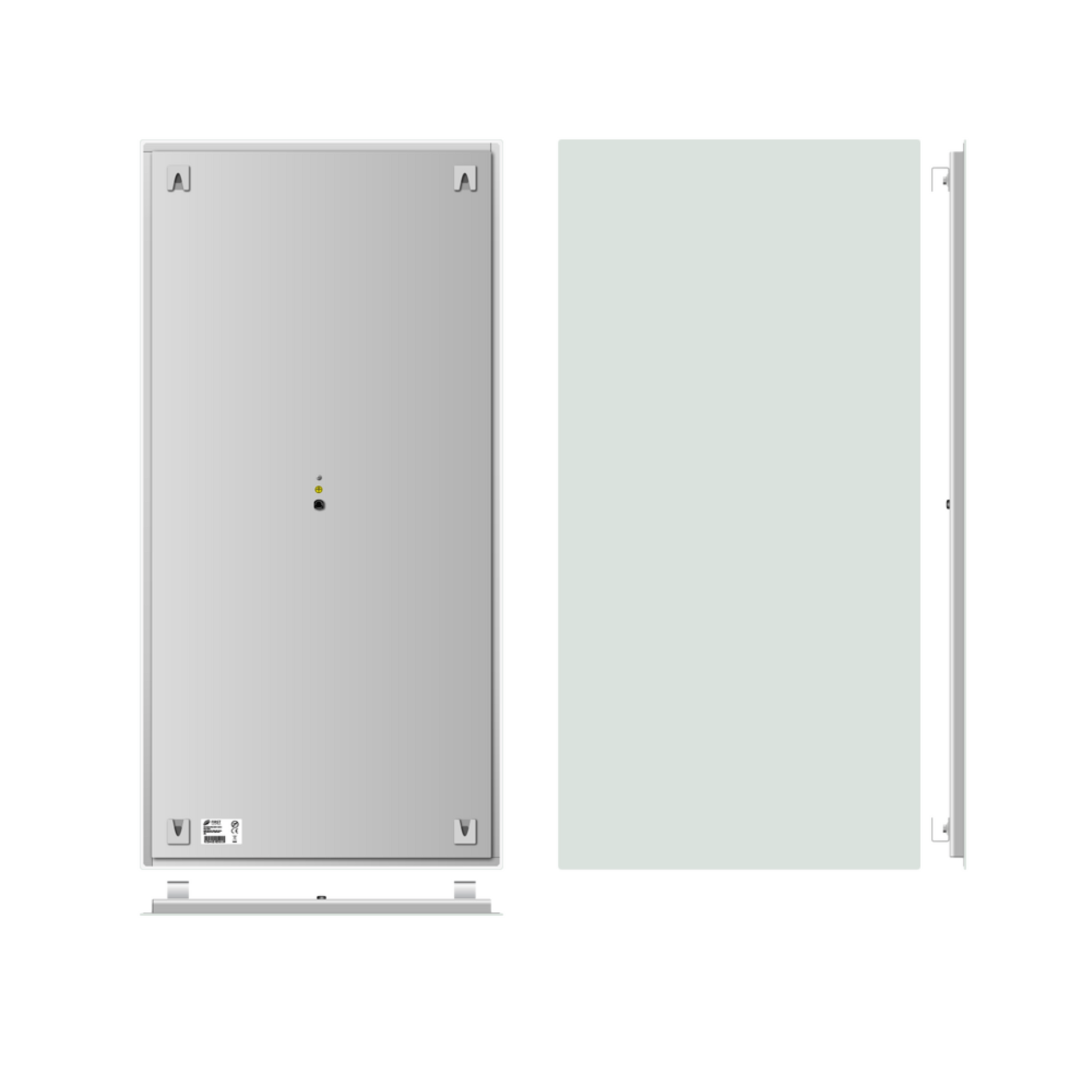 Infrarotpanel FIRST Heating Elegant Basic 1000 W, matt weiss, Wand- und Deckenmontage, spritzwassergeschützt.