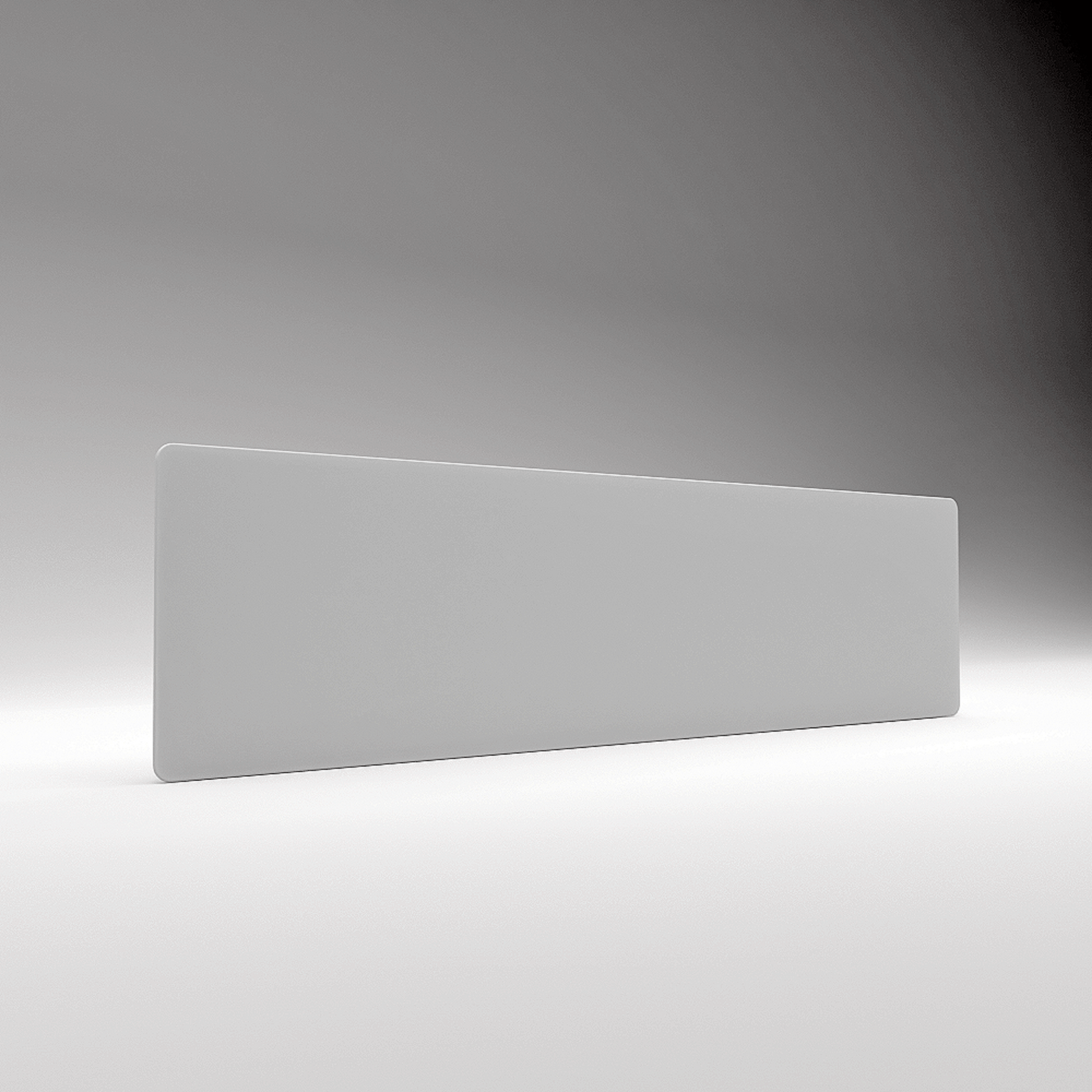 Niedrigenergie-Infrarotheizung 280W von ZenSwiss, matt weiss, elegant, 30x120 cm, vielseitig montierbar.