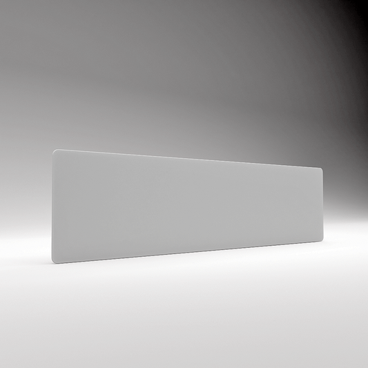 Niedrigenergie-Infrarotheizung 280W von ZenSwiss, matt weiss, elegant, 30x120 cm, vielseitig montierbar.