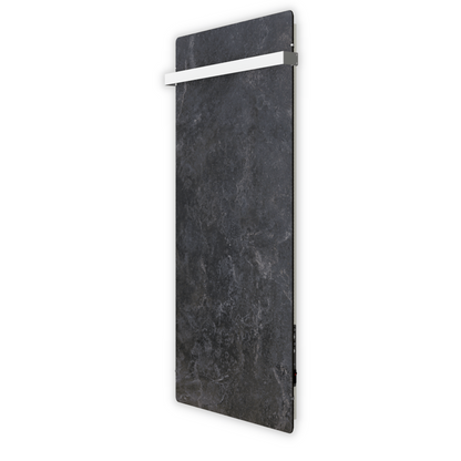 Handtuchtrockner Climastar Slim BIG 800 Toalleros in dunklem Stein-Design, ideal für Badezimmer, 50 x 100 cm.
