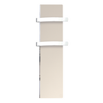 Climastar Slim 500 Handtuchtrockner in weissem Cashmere mit effizienter Dual-Kherr Silizium Technologie.