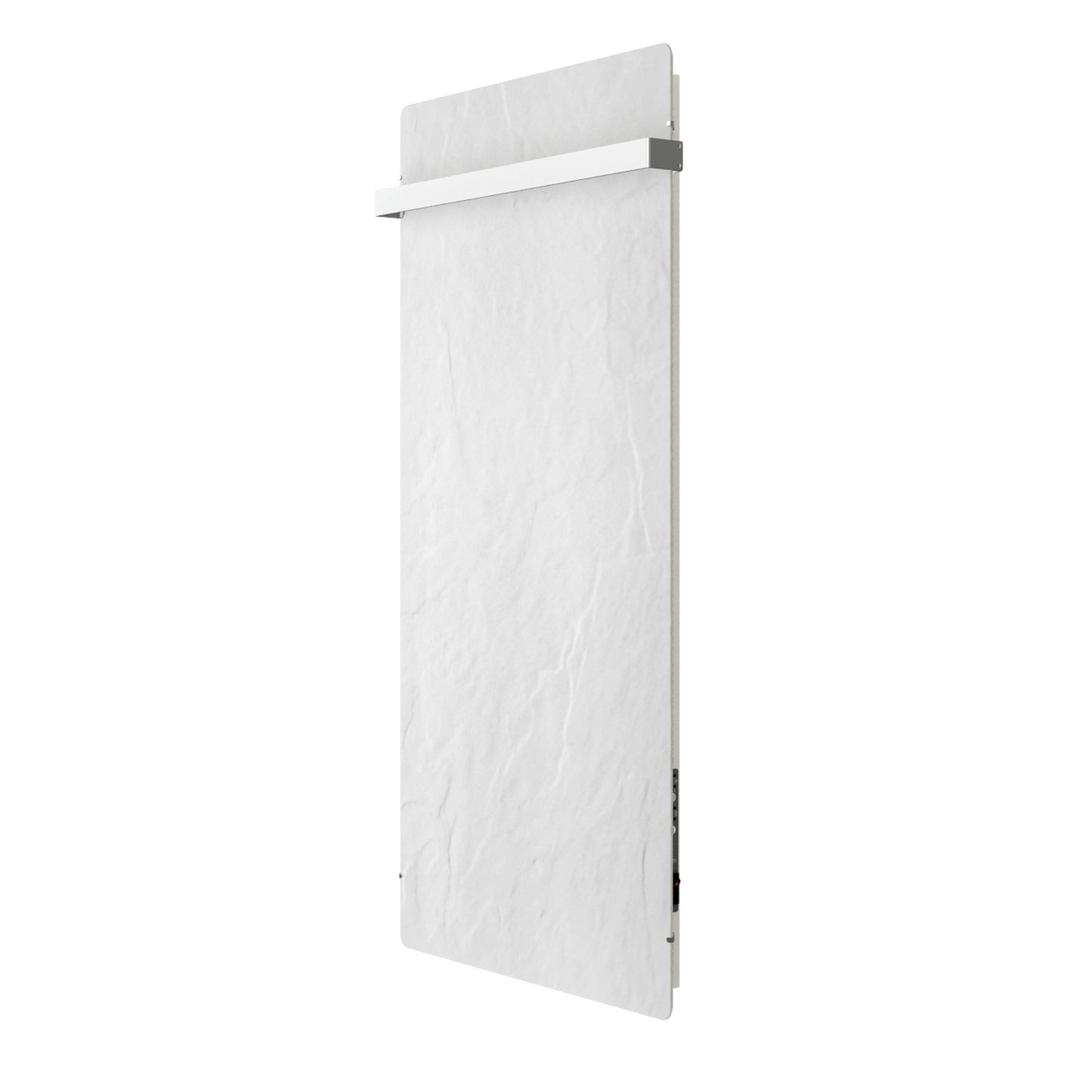 Climastar Slim BIG 800 Toalleros in Stein-Design, ideal für Badezimmer, kabellose Heizfunktion, 50 min Akkulaufzeit.