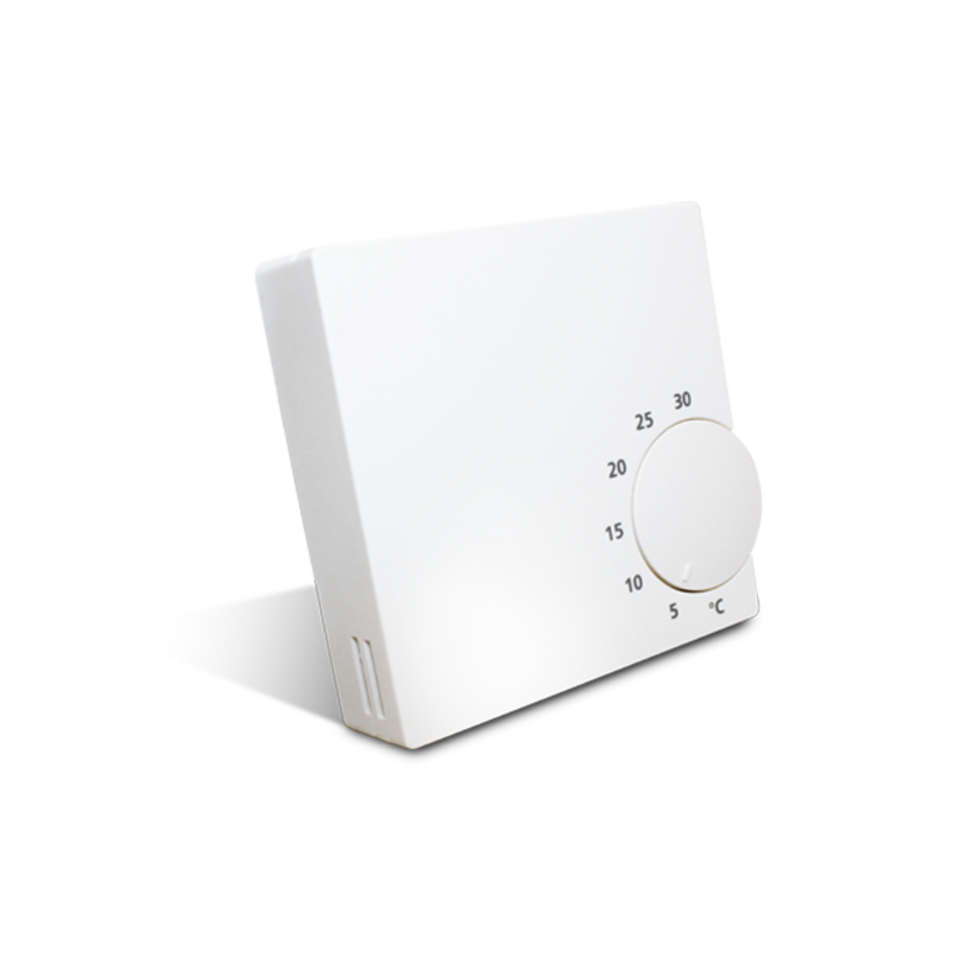 Salus RT10 Thermostat zur einfachen Temperaturregelung, manuelle Steuerung, IP30 Schutzklasse.