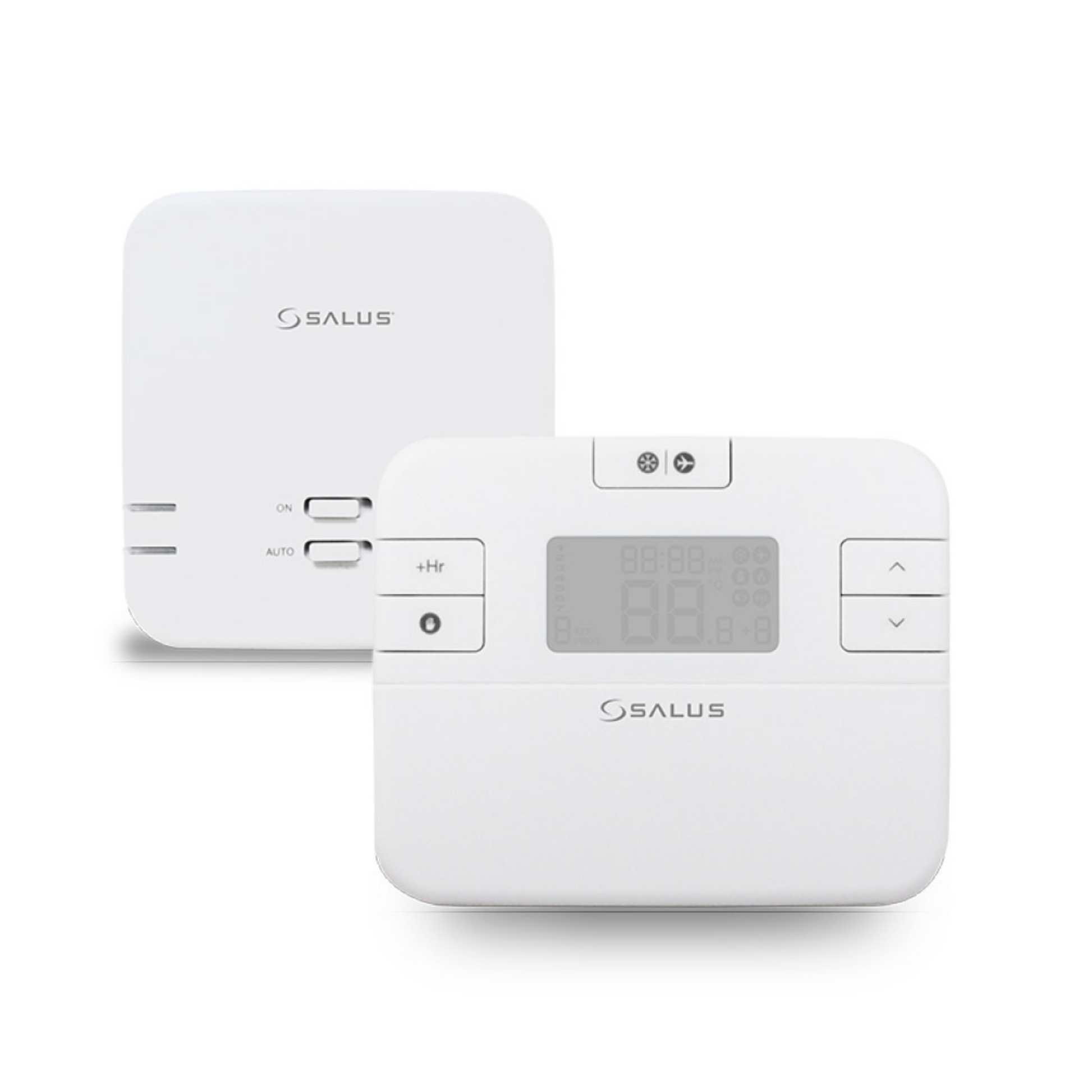 Salus RT510RF Thermostat zur Funksteuerung mit 6 Schaltzeiten pro Tag, IP30, Batteriebetrieb.