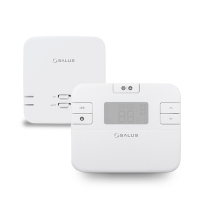 Salus RT510RF Thermostat zur Funksteuerung mit 6 Schaltzeiten pro Tag, IP30, Batteriebetrieb.