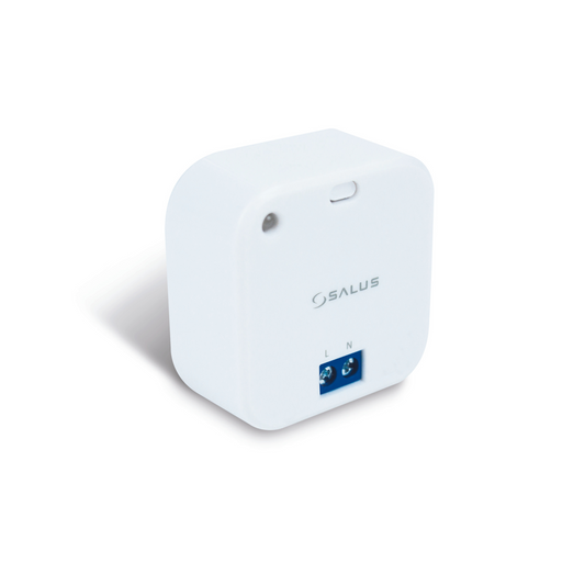 Salus Smart Home RE600 mit Aufputz- und Unterputzmontage, verbessert Signalstärke und Reichweite.