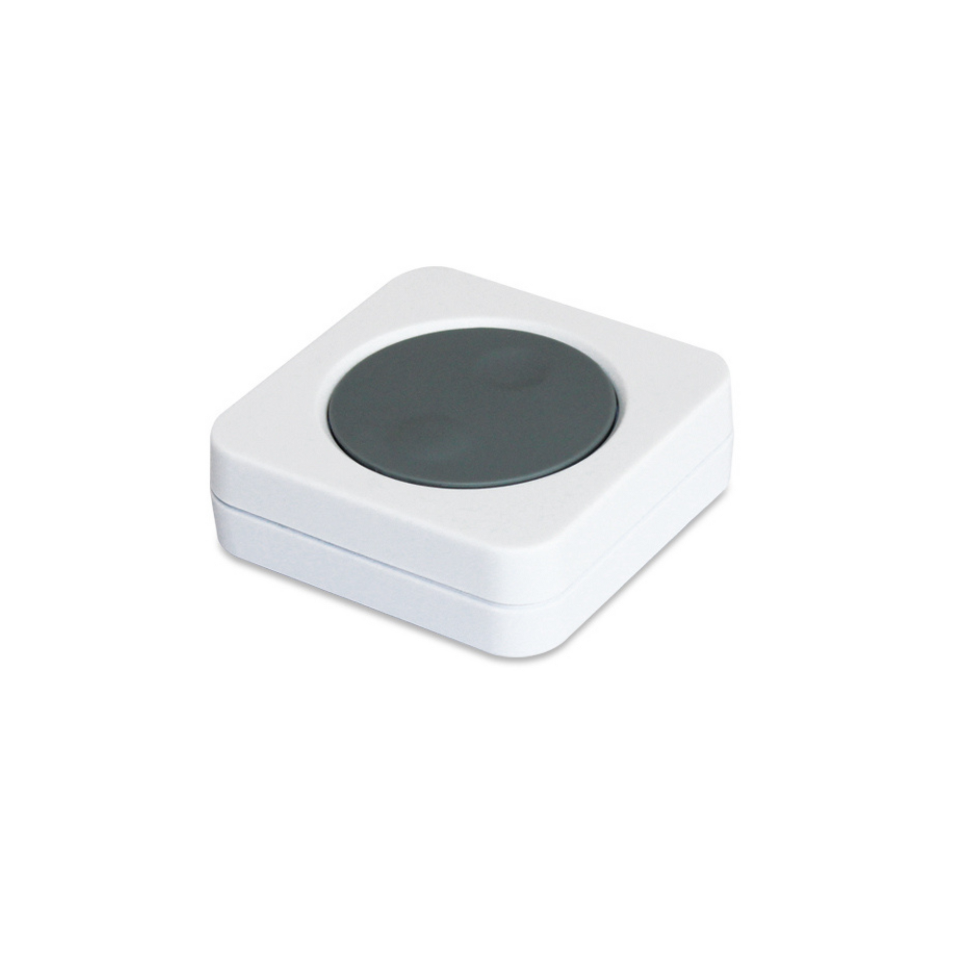 Salus Smart Home SB600 Smart Taster zur Steuerung von Lichtern und Raumtemperatur per Knopfdruck.