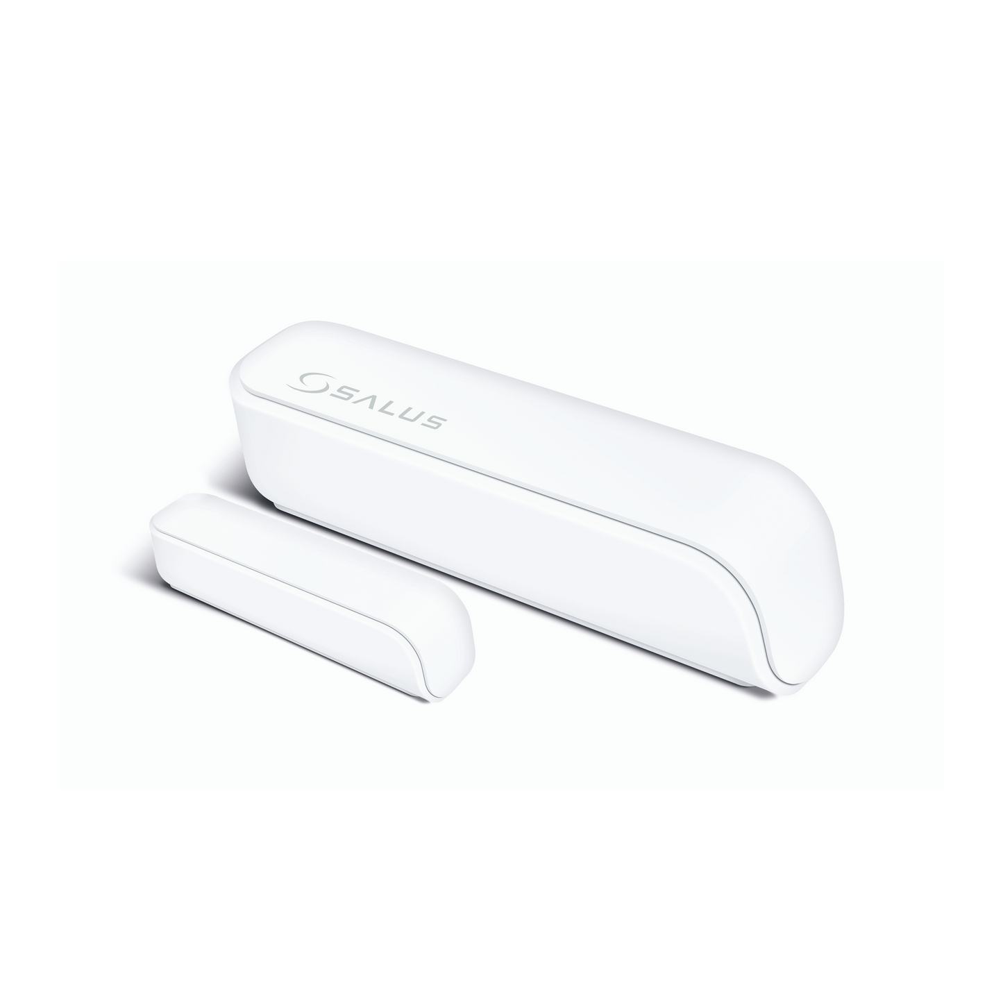 Salus Smart Home SW600 Gerät zur Heizungssteuerung bei geöffnetem Fenster.