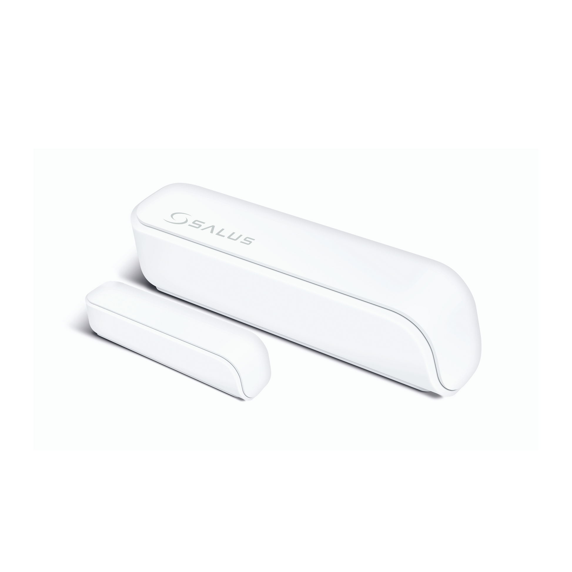 Salus Smart Home SW600 Gerät zur Heizungssteuerung bei geöffnetem Fenster.