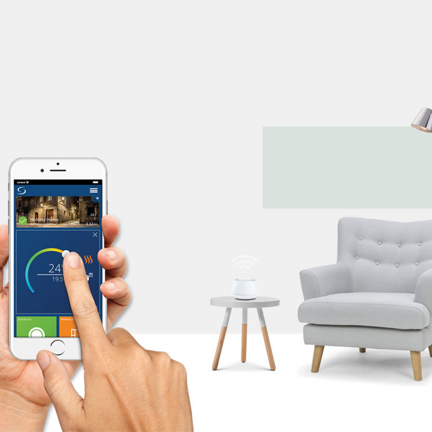 Salus Smart Home UGE600 Steuergerät für Heizungen, mit einfacher App-Steuerung und Zigbee-Protokoll.