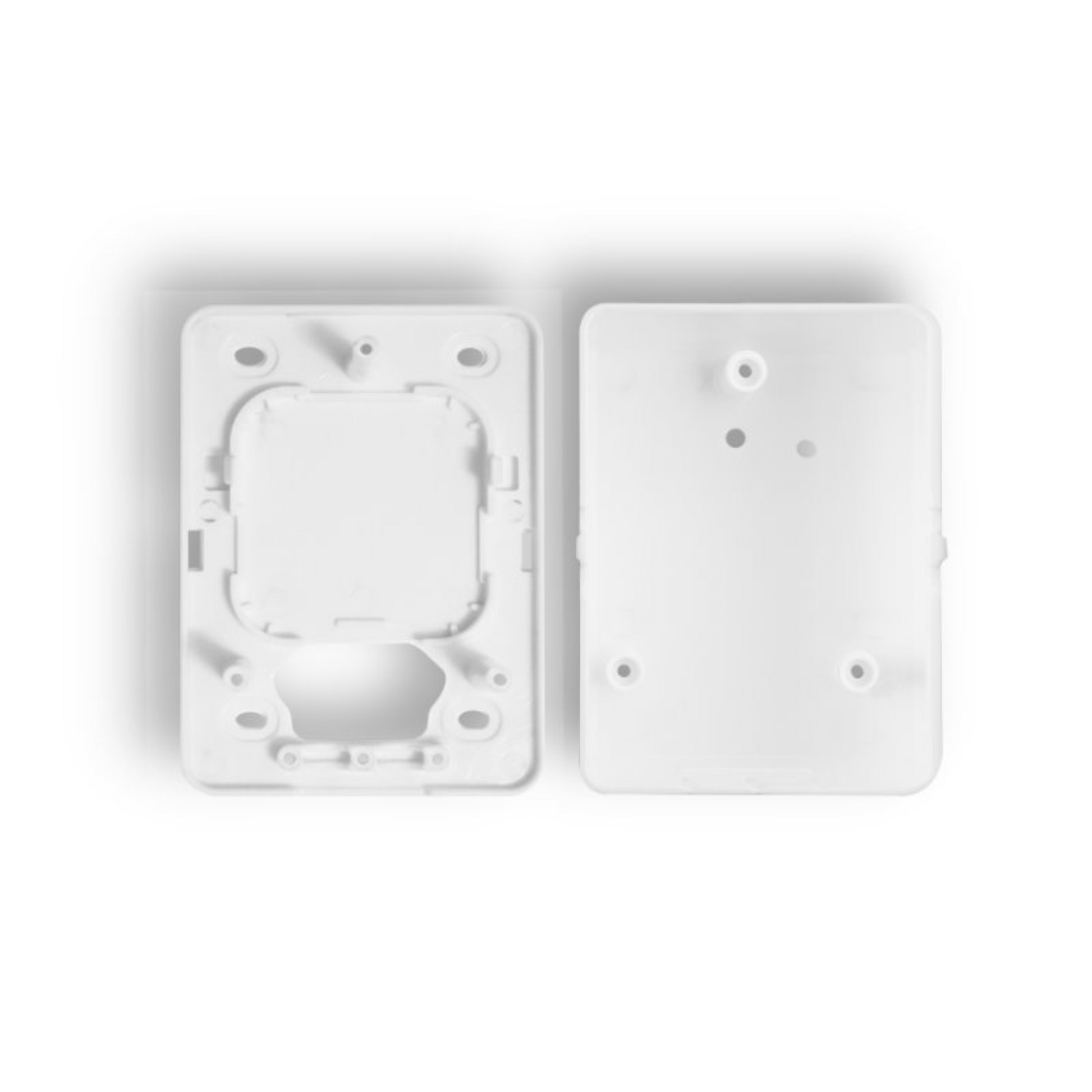 Universelle Aufputz-Dose von Salus Controls zur Montage von Unterputz-Relais, kompatibel mit Salus SR600.