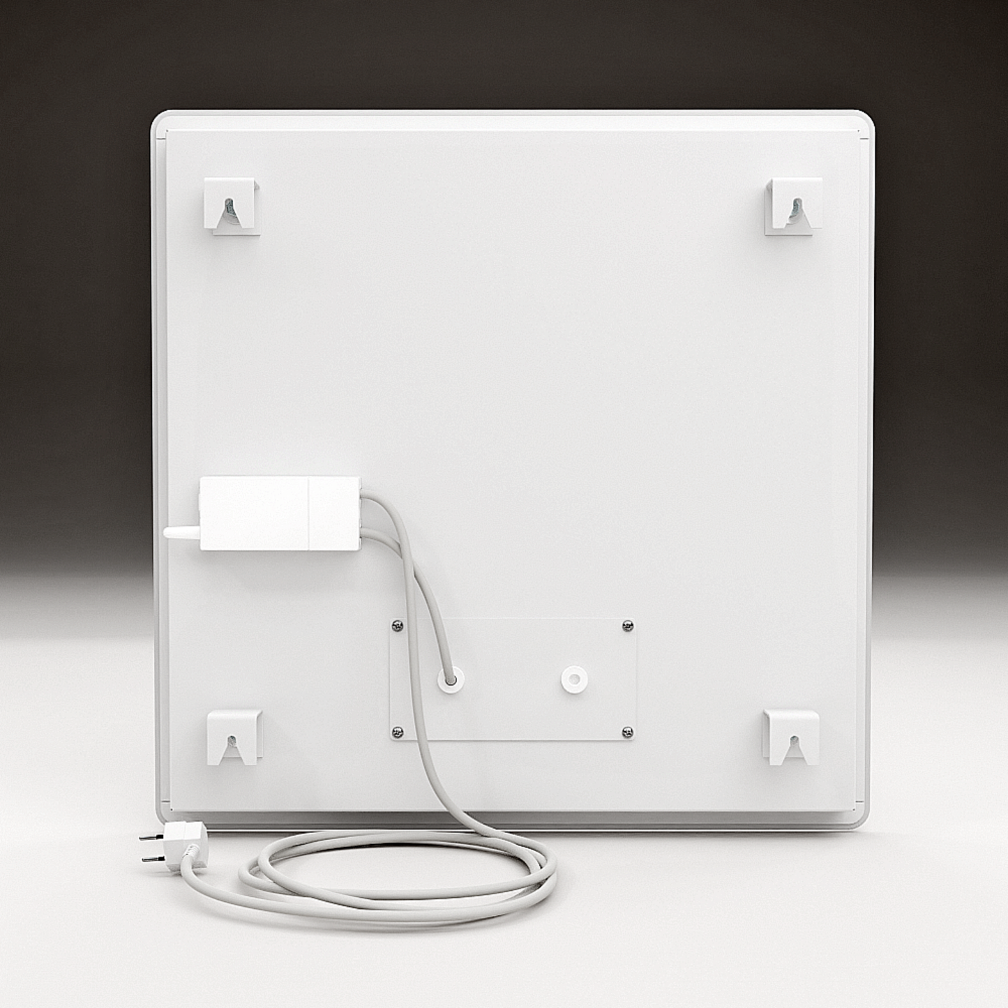 ZenSwiss Deluxe Infrarotpanel 260W Matt Weiss, elegant und platzsparend montierbar an Decke oder Wand.