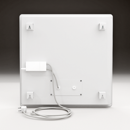 ZenSwiss Deluxe Infrarotpanel 260W Matt Weiss, elegant und platzsparend montierbar an Decke oder Wand.