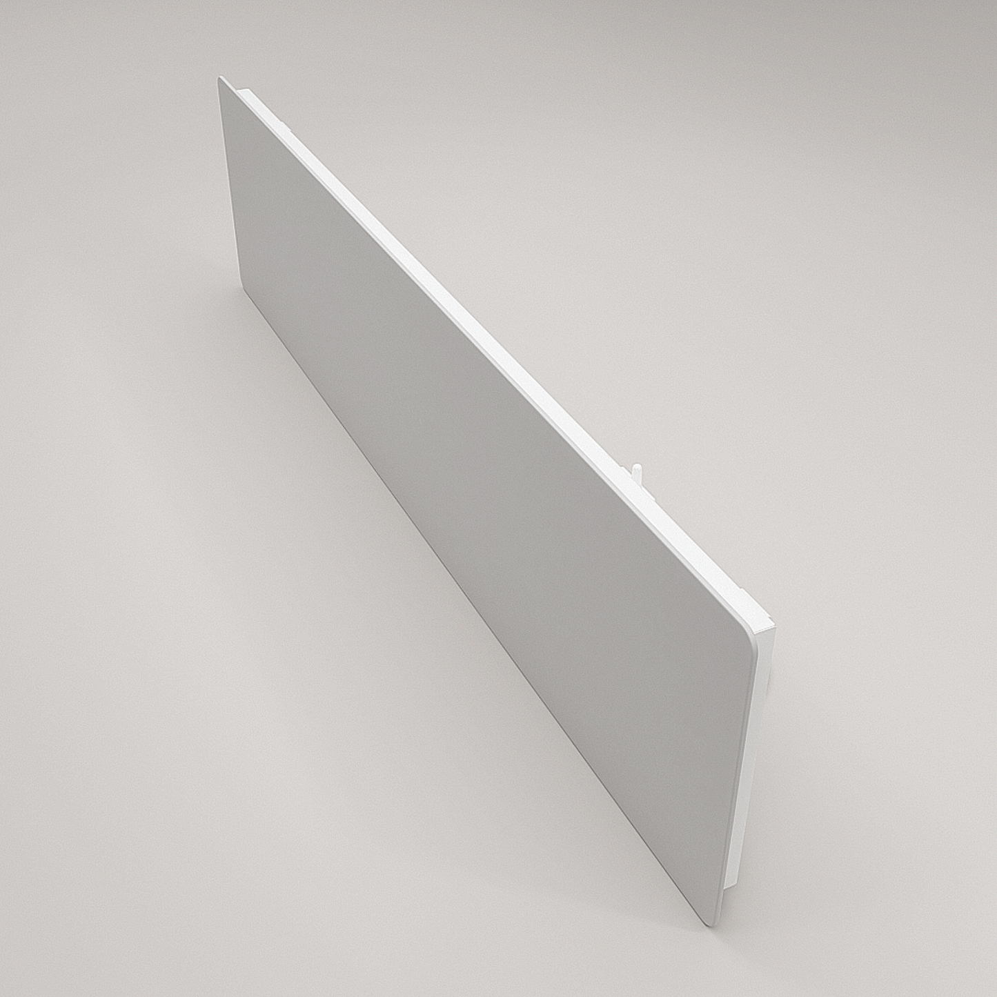 ZenSwiss 280W Infrarotheizung, elegantes mattweisses Design, für Wand- oder Deckmontage.