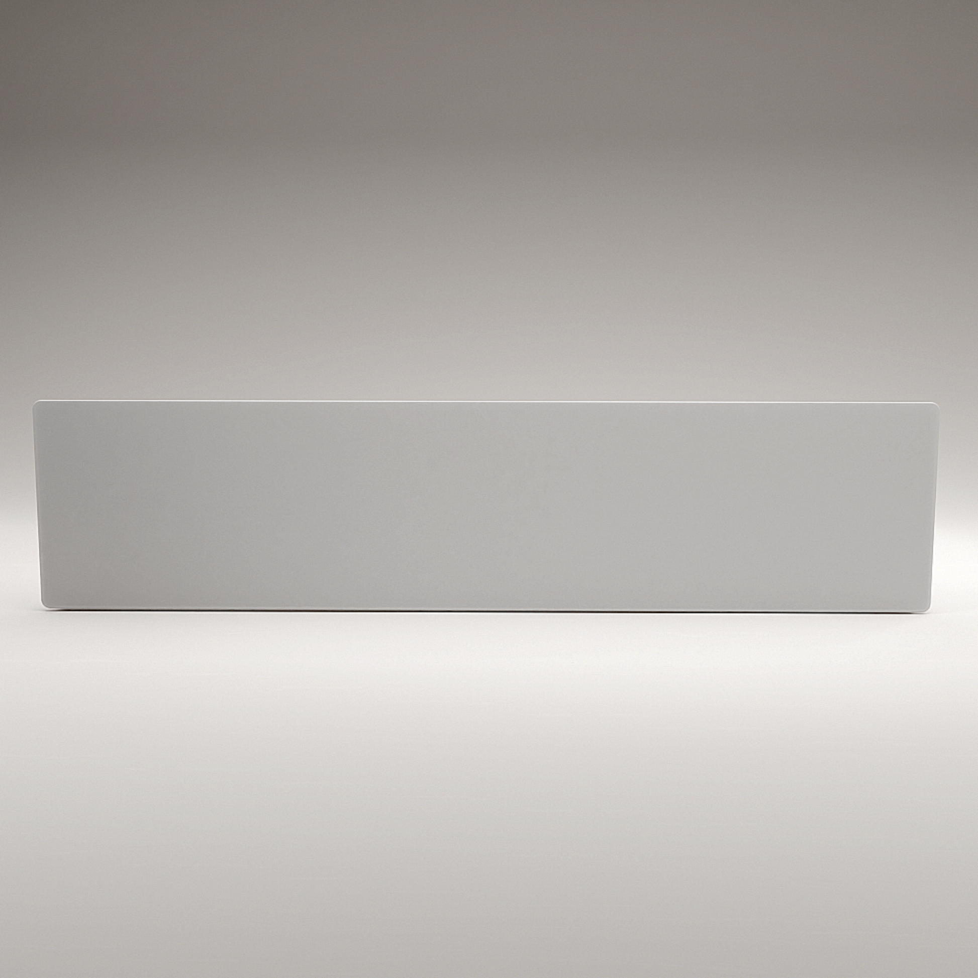 Niedrigenergie-Infrarotheizung von ZenSwiss in Matt Weiss, 40x170 cm, elegant und wandmontierbar.