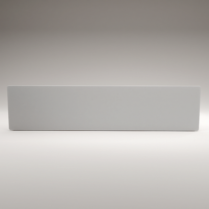 Niedrigenergie-Infrarotheizung von ZenSwiss in Matt Weiss, 40x170 cm, elegant und wandmontierbar.