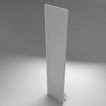 ZenSwiss Niedrigenergie-Infrarotheizung 570W, elegantes Design, Wand- oder Mobilmontage, 40x170 cm.