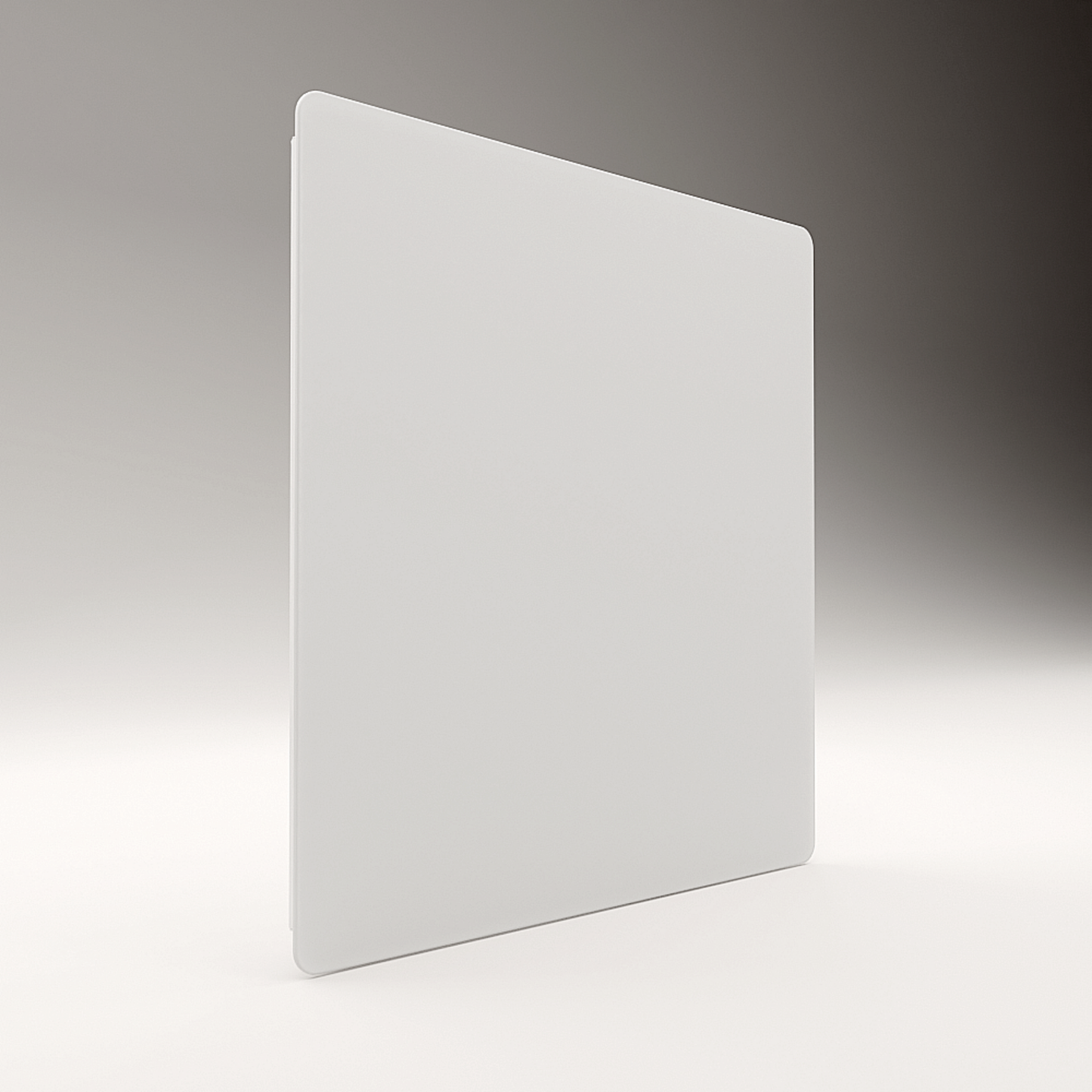 Infrarot-Heizpanel ZenSwiss Deluxe 260W in Matt Weiss, 54 x 54 cm, für Decken- oder Wandmontage.