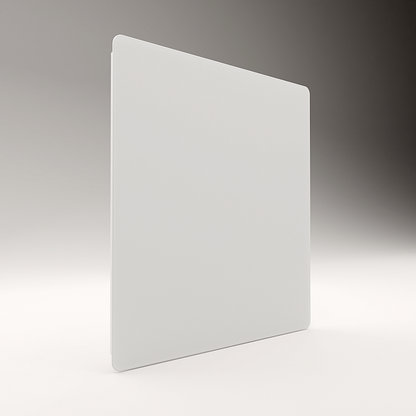 Infrarot-Heizpanel ZenSwiss Deluxe 260W in Matt Weiss, 54 x 54 cm, für Decken- oder Wandmontage.