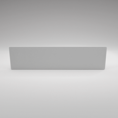 Infrarot-Heizpaneel ZenSwiss Deluxe 280W in matt weiss mit elegantem Design, montierbar an Wand oder Decke.