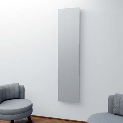 ZenSwiss Deluxe Infrarotpaneel in Matt Weiss, 40 x 170 cm, energieeffizient mit elegantem Design.