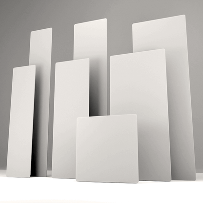 ZenSwiss Deluxe Infrarotpanel 280W in Matt Weiss, elegant an der Decke montiert, 30 x 120 cm.