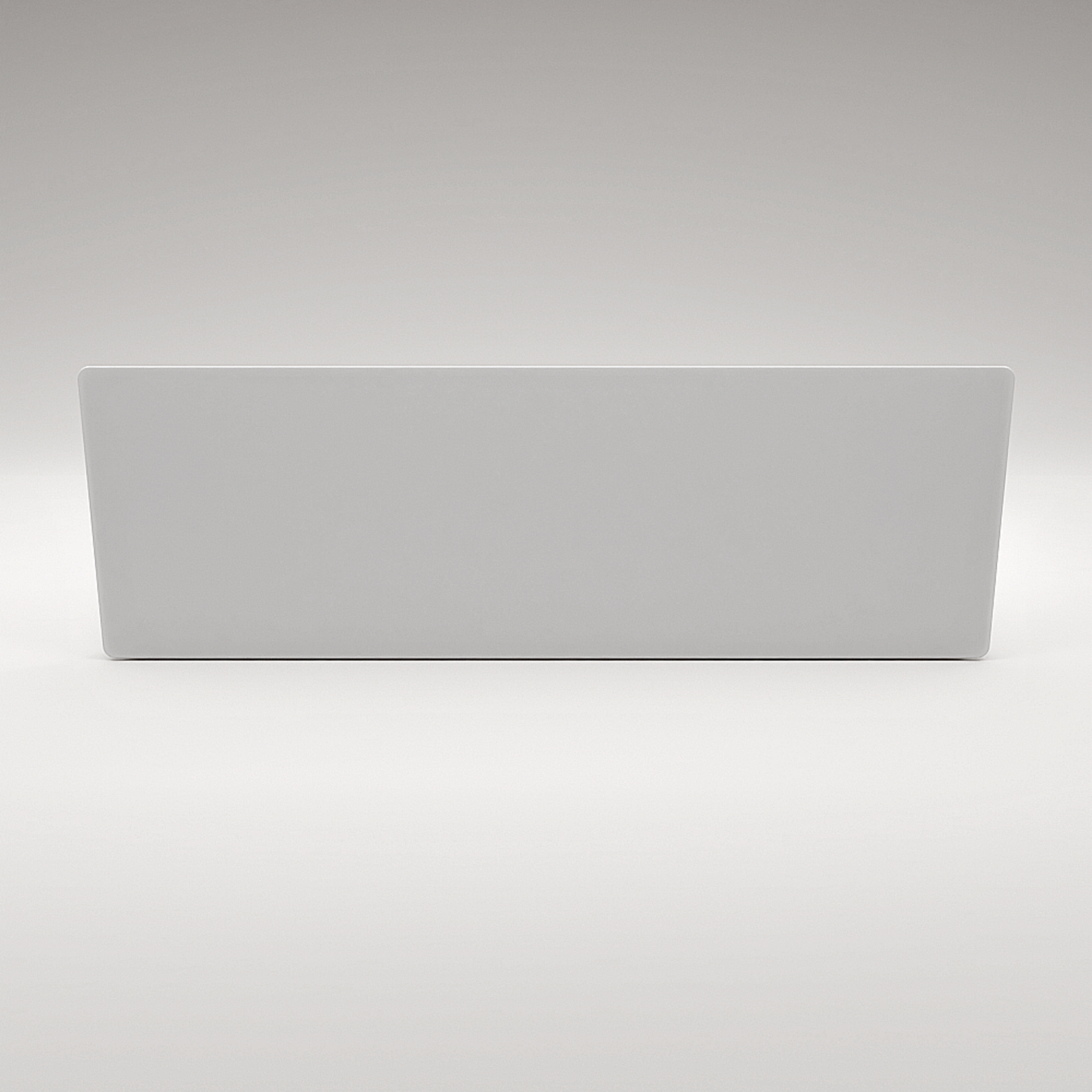 ZenSwiss Deluxe Infrarotpanel 40x120 cm in Matt Weiss, elegantes Design zur Wandmontage.