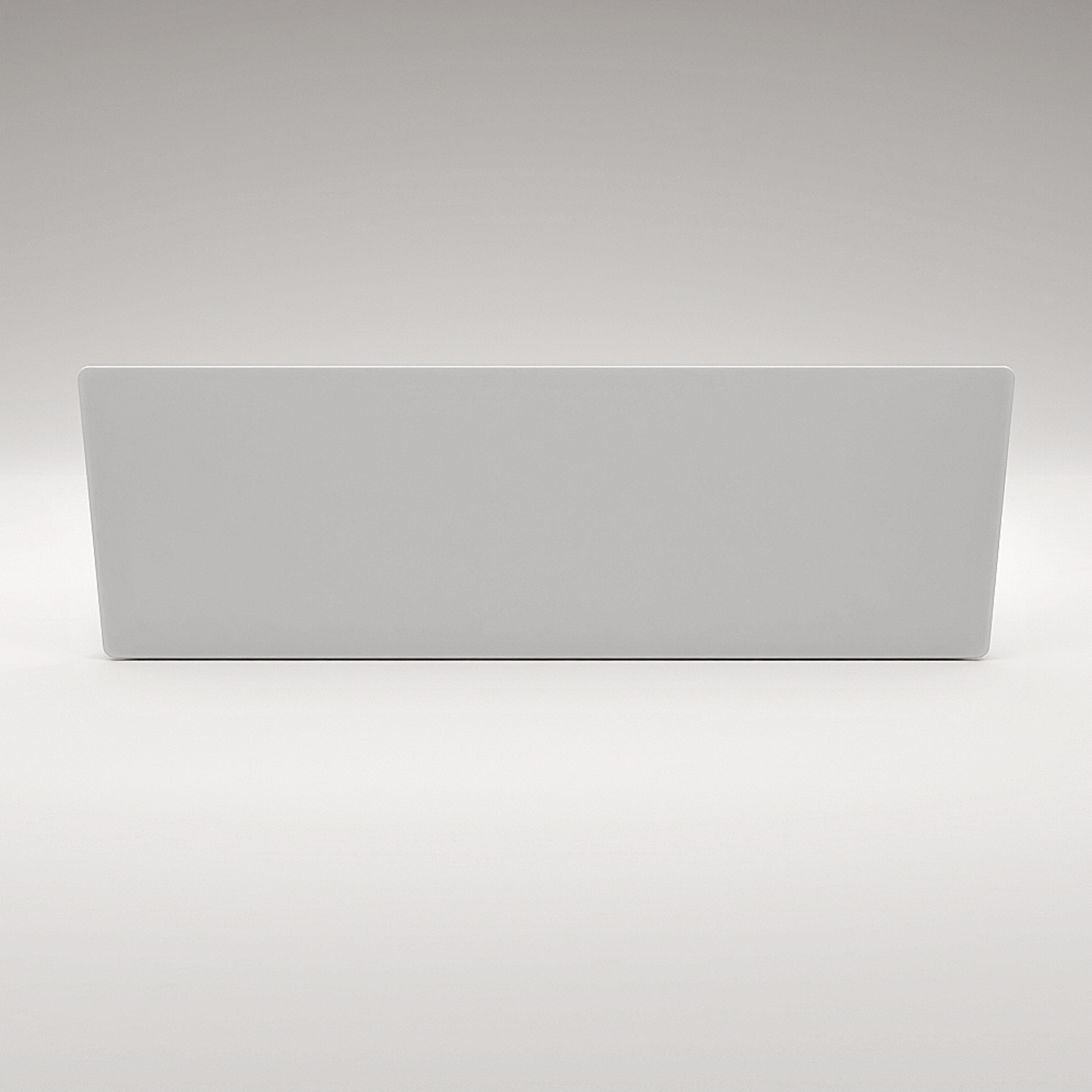 ZenSwiss Deluxe Infrarotpanel 40x120 cm in Matt Weiss, elegantes Design zur Wandmontage.