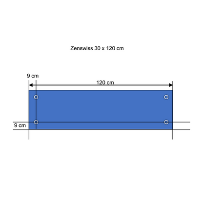 ZenSwiss Niedrigenergie-Infrarotheizung 280W in Matt Weiss, elegantes Design für Wand- und Deckenmontage.
