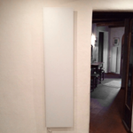 Niedrigenergie-Infrarotheizung von ZenSwiss in Matt Weiss, 280W, 30x120 cm, Wand- oder Deckenmontage möglich.