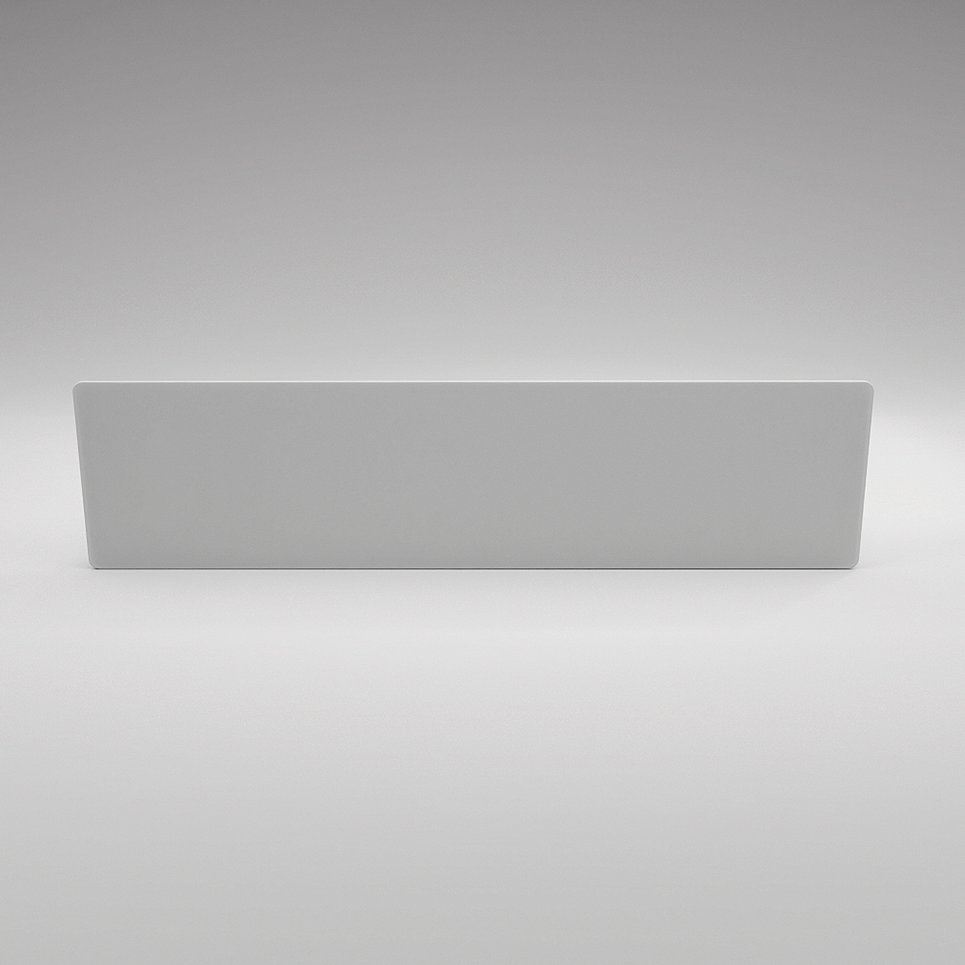 ZenSwiss Niedrigenergie-Infrarotheizung 280W, elegantes Design in matt weiss, 30 x 120 cm, Wandmontage.