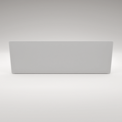 Elegante ZenSwiss Infrarotheizung 390W in Matt Weiss, 40x120 cm, geeignet für Wand- und Deckenmontage.