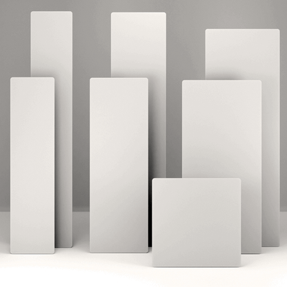 ZenSwiss Niedrigenergie-Infrarotheizung 390W in elegantem matten Weiss, Wandmontage oder mobil einsetzbar.