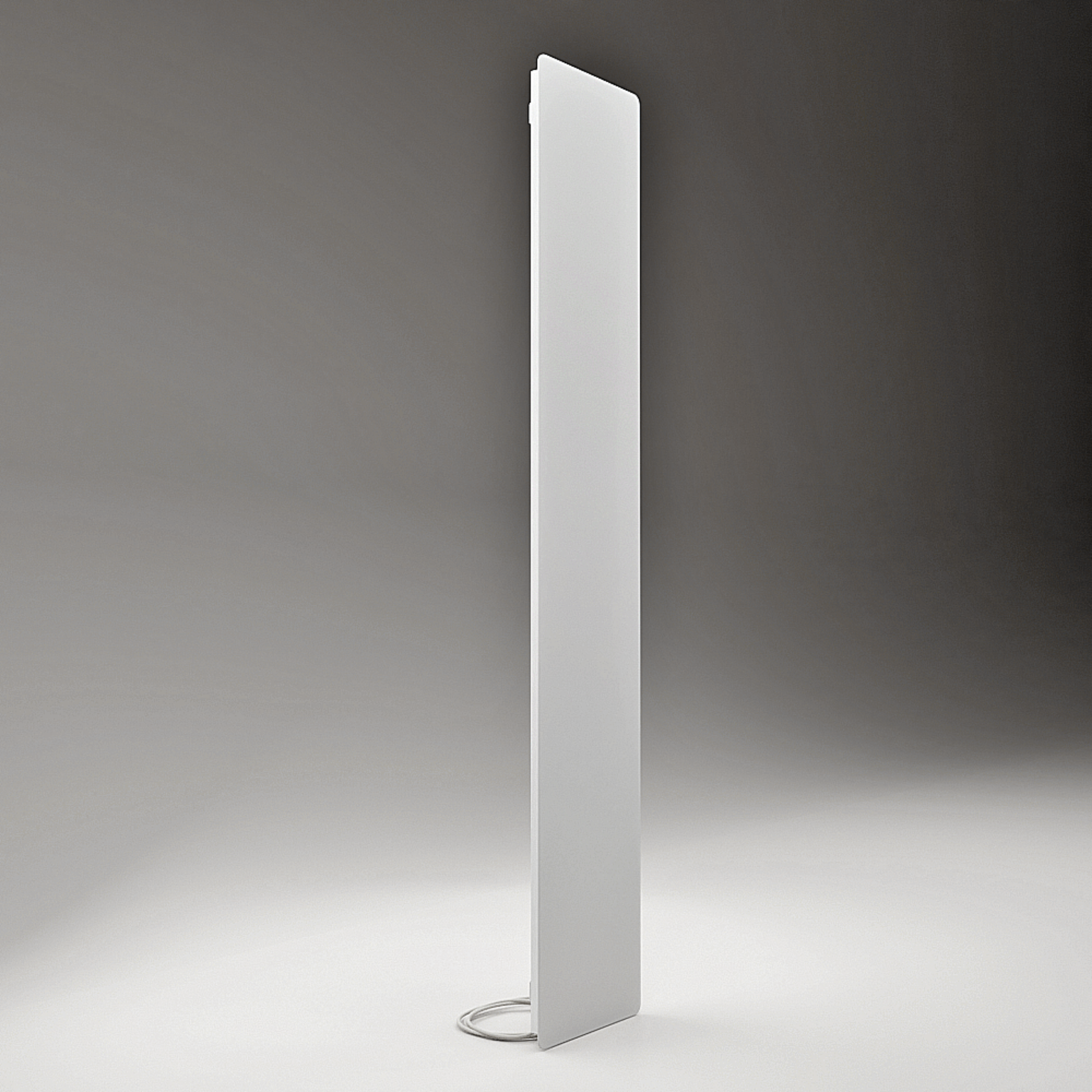 ZenSwiss Niedrigenergie-Infrarotheizung 400W in Matt Weiss, elegantes Design, ideal für Wand- und Deckenmontage.